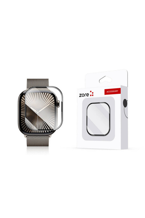 Watch 10 46mm PMMA Pet Saat Ekran Koruyucu Tchs - Siyah