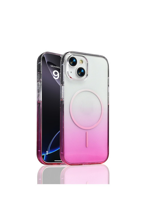 iPhone 13 Kılıf M-Safe Şarj Özellikli Zore Septik Silikon Kapak - Mor