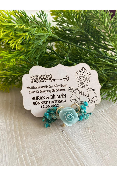 Sünnet Hediyelik Magnet Isme Özel (20'li)