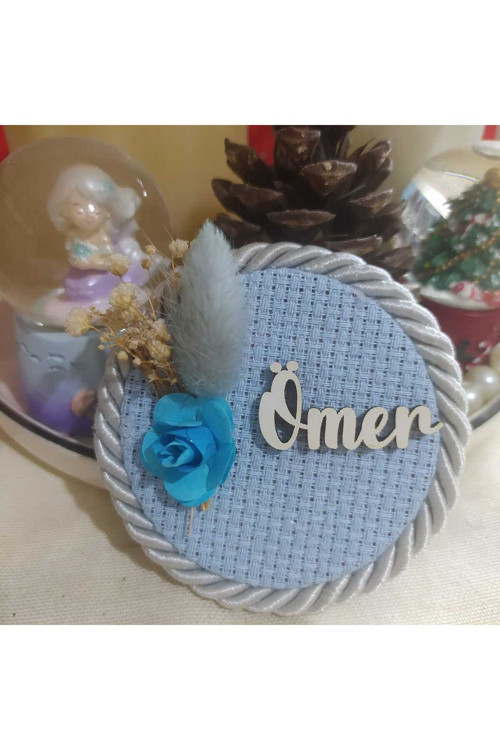 Bebek Hediyelik Beyaz Ahşap Magnet (20'li)