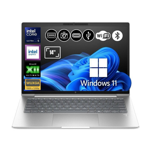Elitebook 6 G1i Ultra 5 225U 16GB Ram 256GB SSD 14" WUXGA Windows 11Pro AD4N5ET ATL22 Notebook