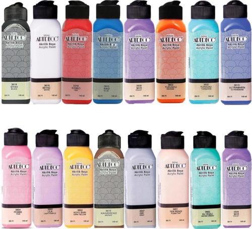 Akrilik Boya 140 ml 16'lı SET