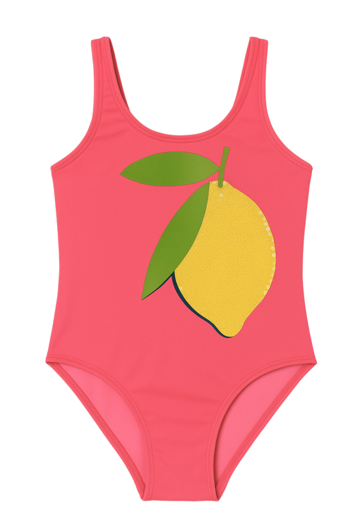 Kız Çocuk Lemon Party Mayo Pembe