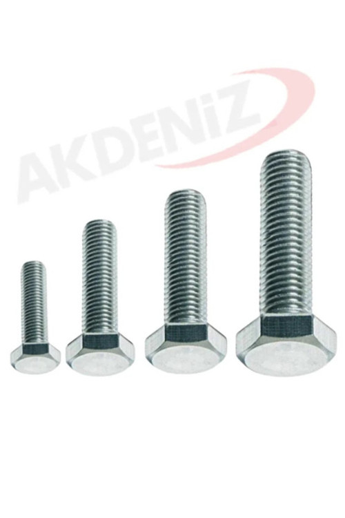 DIN933 M8 45 mm Galv. Kaplamalı Cıvata 20 Adet