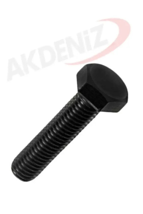 DIN933 M8 80 mm Siyah Cıvata 40 Adet
