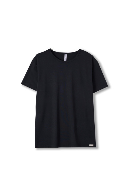 Basic Modal O Yaka Erkek Tshirt Siyah