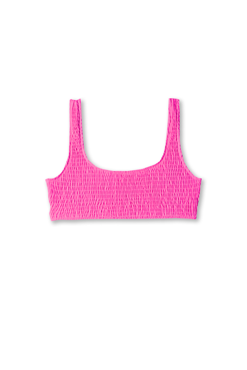 Kadın Pembe Renkli Gipeli Bikini Üst