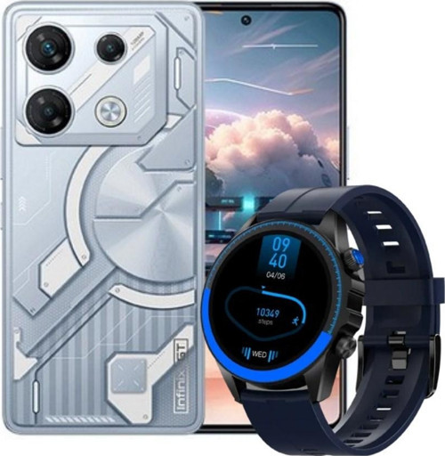 GT10 PRO 8 GB RAM + 8 GB Sanal Ram 256 108MP Cep Telefonu Silver (Akıllı Saat)