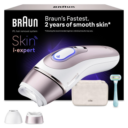 IPL Skin i·expert, Evde Lazerle Tüy Alma, App ile, Çanta, Gillette Venus, 2 Başlık, PL7211