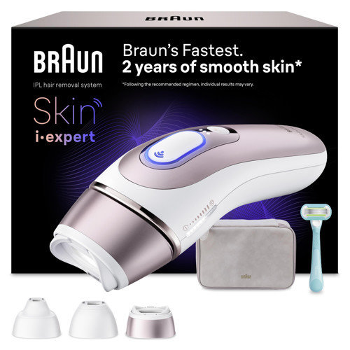 IPL Skin i·expert, Evde Lazerle Tüy Alma, App ile, Çanta, Gillette Venus, 3 Başlık, PL7321