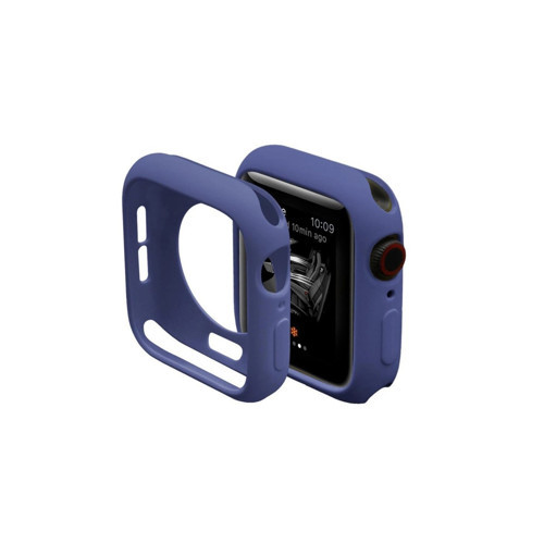 Apple Watch 44Mm Silikon Alt Kasa - Mavi