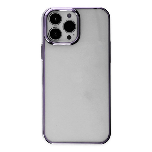Apple İphone 13 Pro Max Kılıf Element Silikon - Mor