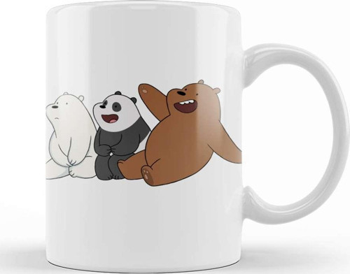 We Bare Bears 018 Kupa Bardak Porselen