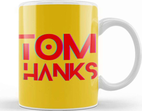 Tom Hanks Artwork Kupa Bardak Porselen
