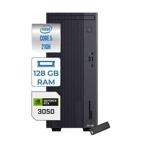 Expertcenter P500MV Intel® Core™ Ultra 5 210H 4.8ghz Aı 128GB Ddr5 1tb SSD 6GB/RTX3050 Freedos Mini Tower Masaüstü Bilgisayar C52108512B0D23F38+ZETTAUSBBELLEK