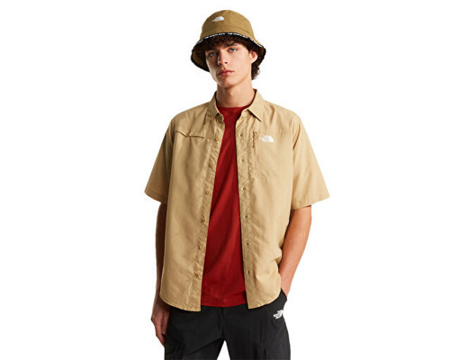M Sequoia Short Sleeve Shirt Erkek Outdoor Kısa Kollu Gömlek NF0A8FU6LK51 Bej
