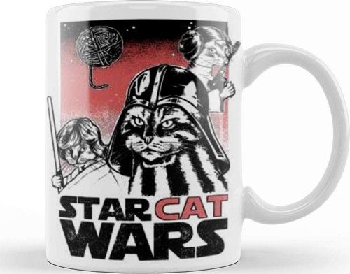 Star Cat Wars Kupa Bardak Porselen