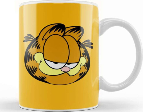 Garfield Face Kupa Bardak Porselen