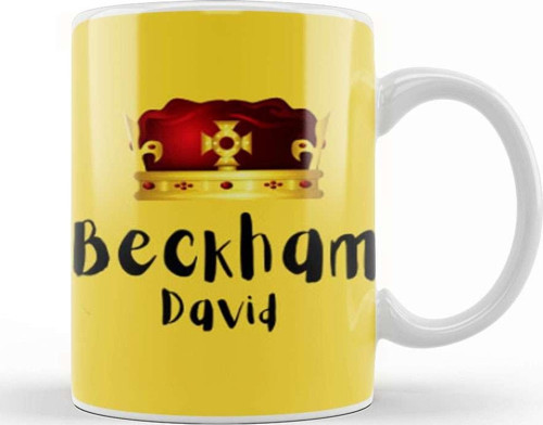 David Beckham Kupa Bardak Porselen