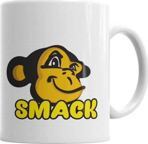 Macaquinho Smack Kupa Bardak Porselen