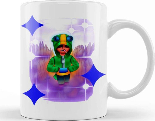 Leon Brawl Stars Kupa Bardak Porselen