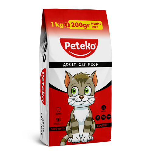 YETİŞKİN KEDİ MAMASI GURME 1.2 KG