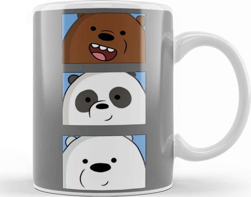 We Bare Bears 04 Kupa Bardak Porselen