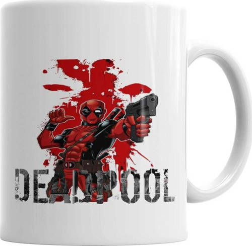 Deadpool (2) Kupa Bardak Porselen