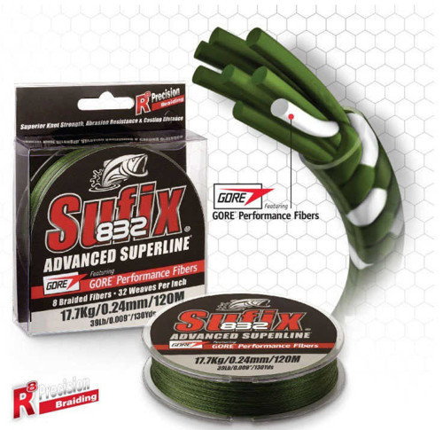 832 Advanced İp Misina LOW VIS GREEN 0.10MM - 100MT - 5.9KG