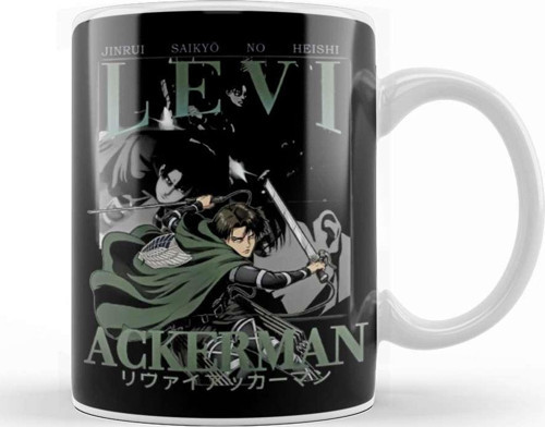 Levi Ackerman 01 Kupa Bardak Porselen
