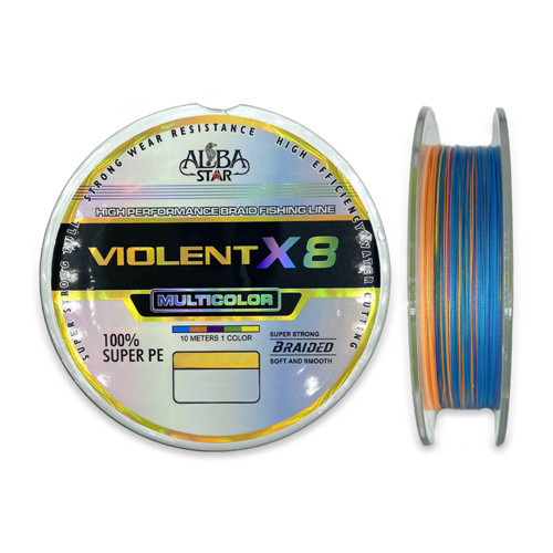 Violent 8x Pe Olta Misinası MULTICOLOR 0.37MM - 150MT -