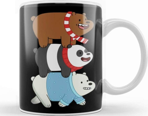 We Bare Bears 02 Kupa Bardak Porselen