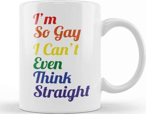 Pride I'M So Gay Kupa Bardak Porselen