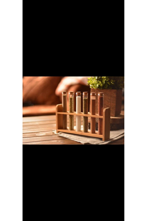 Bambu Nilla 6'lı Tüp Baharatlık