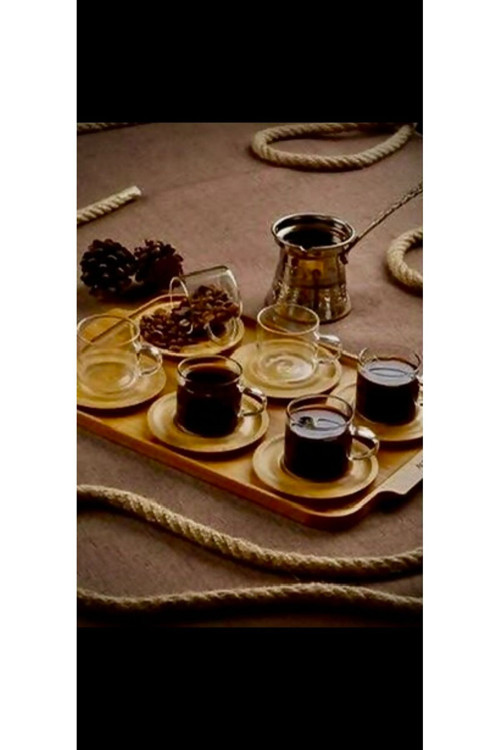 Bambu 6'lı Set Espresso Fincanı 100 Ml