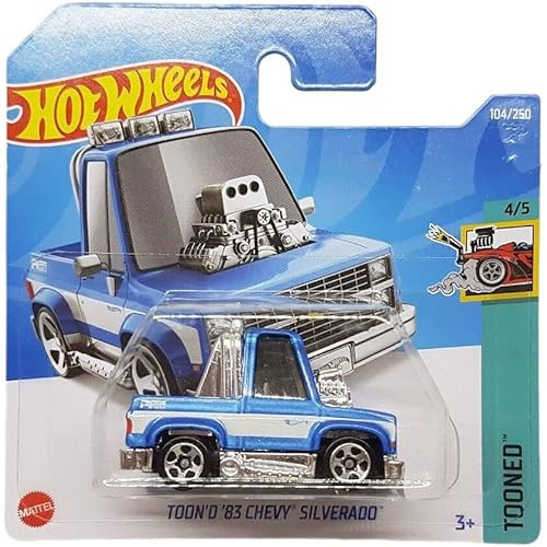 - Toon´D ´83 Chevy Silverado - Tooned 4/5 - Hct26 - Short Card - Gm - Mattel 2022