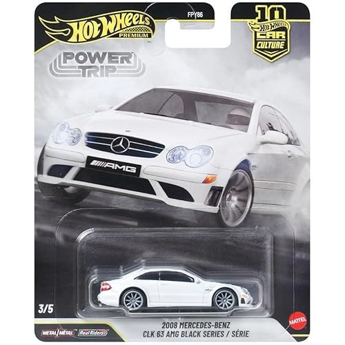 Premium 2008 Mercedes-Benz Clk 63 Amg Black Series - Power Trip (1/64) Jkf29