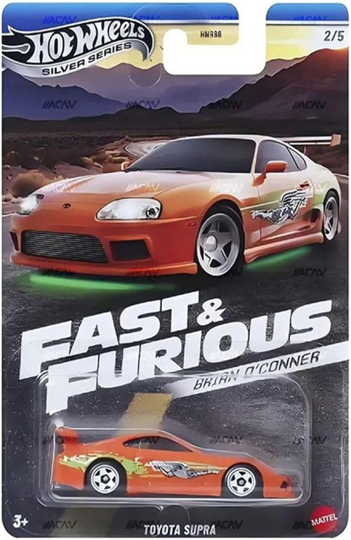 Brian O'Conner 2/5 - Toyota Supra (1/64) Fast & Furious, Oyuncak Araba
