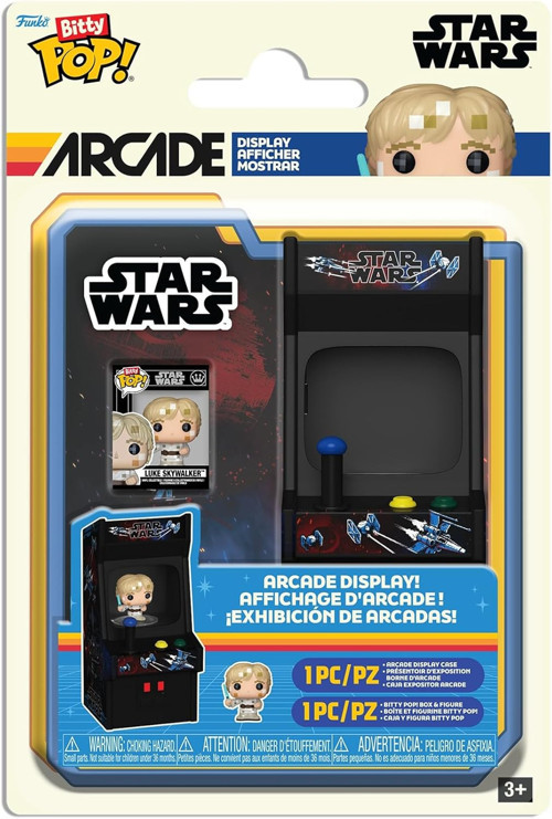 Bitty Pop! Arcade: Star Wars - Luke - 8Bit - Koleksiyonluk Vinil Figür - Hediye Fikri - Resmi