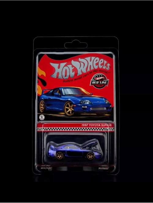1/64 Rlc 1997 Toyota Supra Red Line Club Özel Seri Koleksiyon Modeli Oyuncak Araba, Oyunc