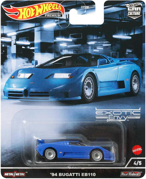 Mattel Hot Wheels Premium Hcj89 '94 Bugatti Eb110