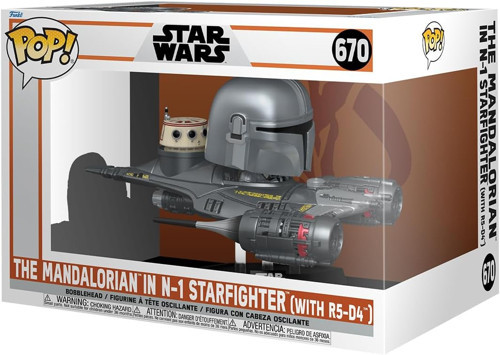 Pop! Ride Süper Deluxe: R5-D4 Ile N-1 Starfighter Mandalorian