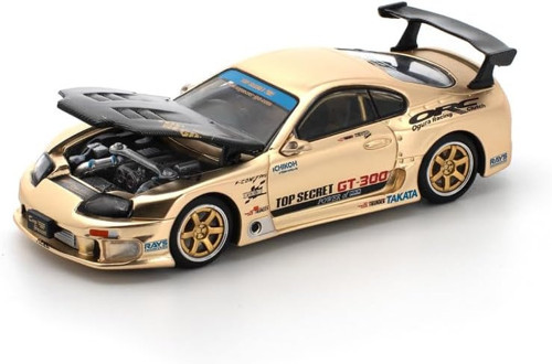 Pop Race 1/64 Top Secret Toyota Gt300 Supra - Karbon Kaput