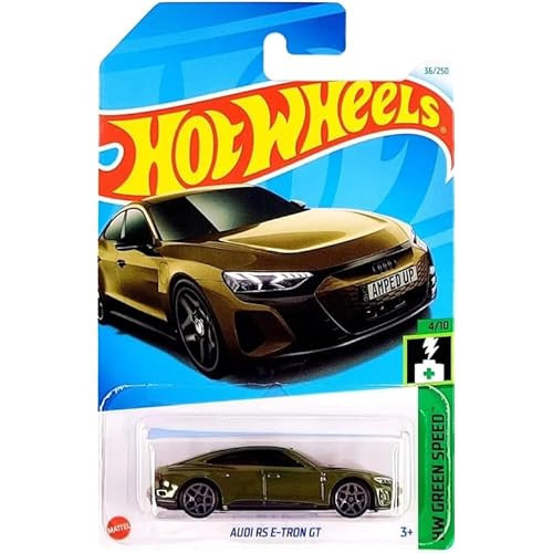 - Audi Rs E-Tron Gt (1/64) Dark Green - Long Card - 2024 Case