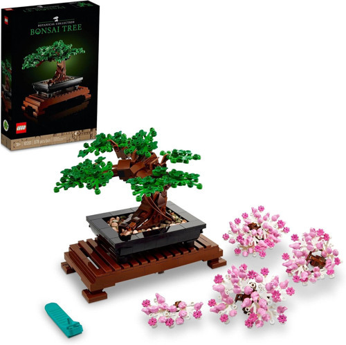 Bonsai Tree 10281 Building Kit, A Building Project To Focus The Mind With A Beautiful Display P