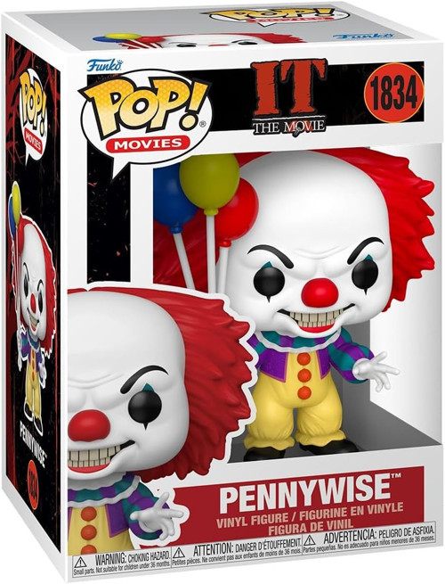 Pop! Movies: It – Pennywise (1990) – Koleksiyoncu Vinil Figür – Hediye Fikri – Resmi Ürün – Ço