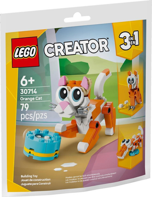 Creator Turuncu Kedi 30714 – 6 Yaş Ve Üzeri Kız Ve Erkek Çocuklar İçin Timsaha Ve Yuvası, 2 Yum