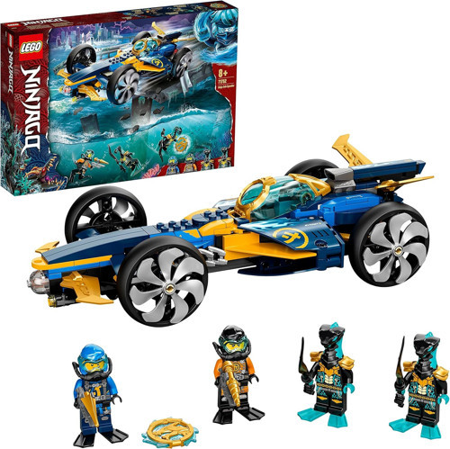 Ninjago Ninja Su Altı Motoru 71752 Yapım Seti; Cole Ve Jay Minifigürlü Amfibi Araba (35
