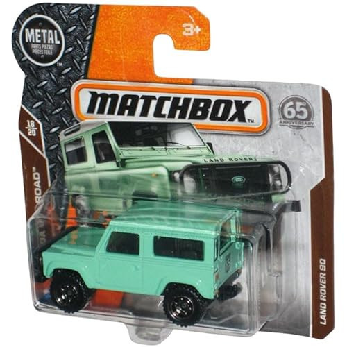 Matchbox - Land Rover 90 - Green - Short Card - Fhh58 (1/64)