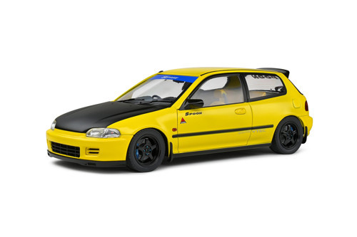S1810402 1/18 Honda Civic (EG6) Spoon Version – Yellow Carnival – 1991